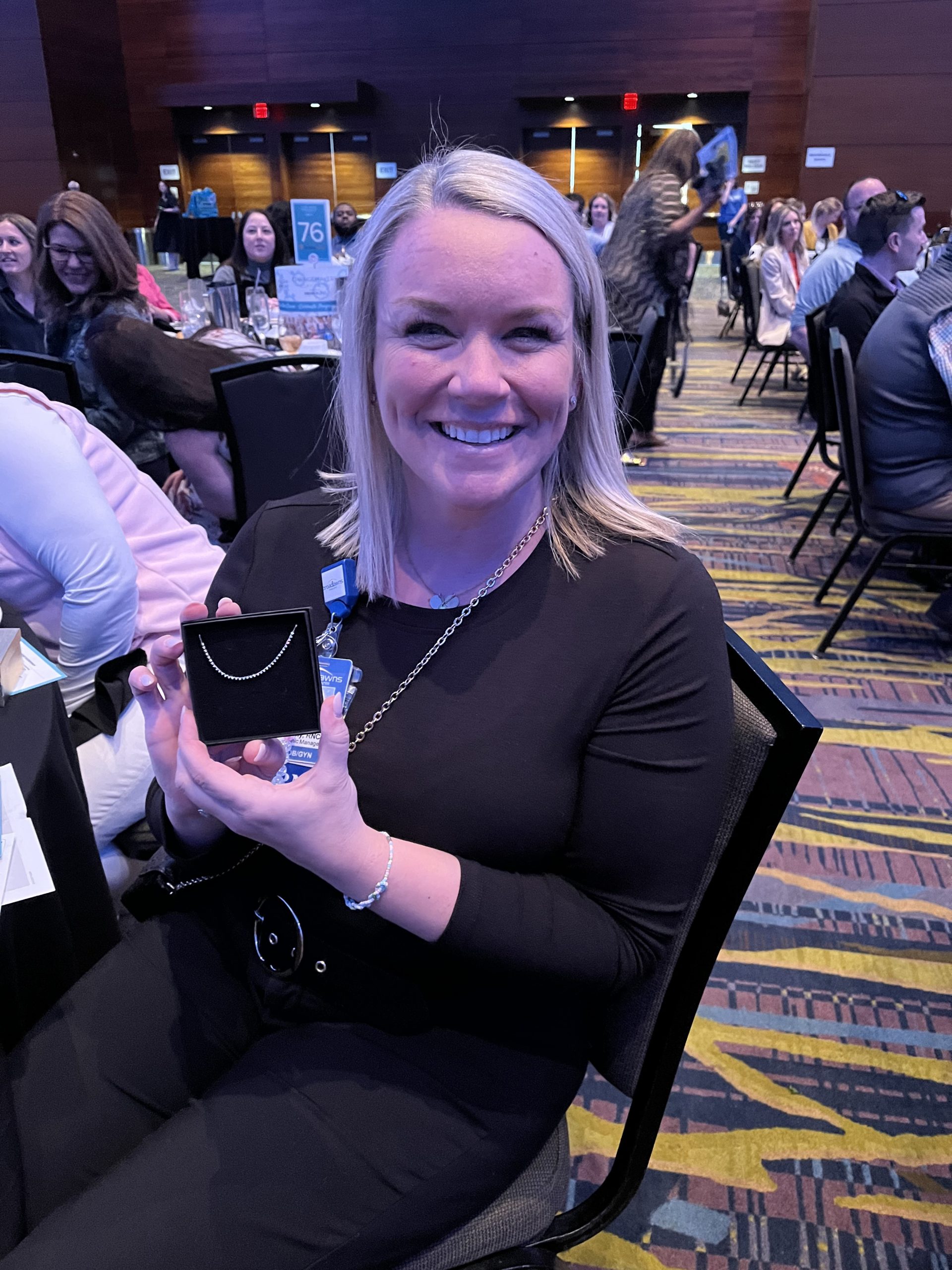 Amy won the 2025 Josephs Jewelers Gold Box Giveaway