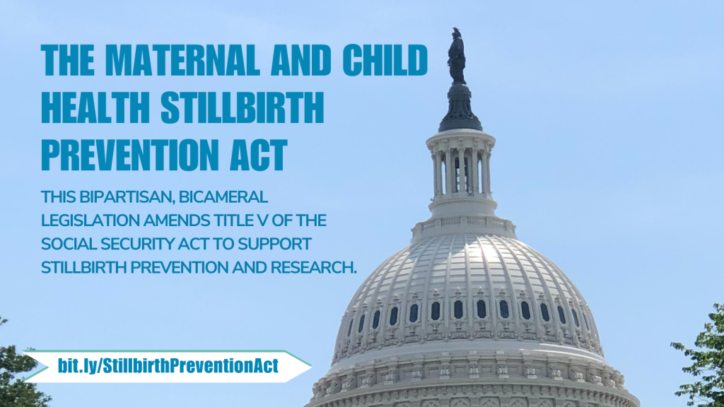 The Maternal and Child Health Stillbirth Prevention Act.