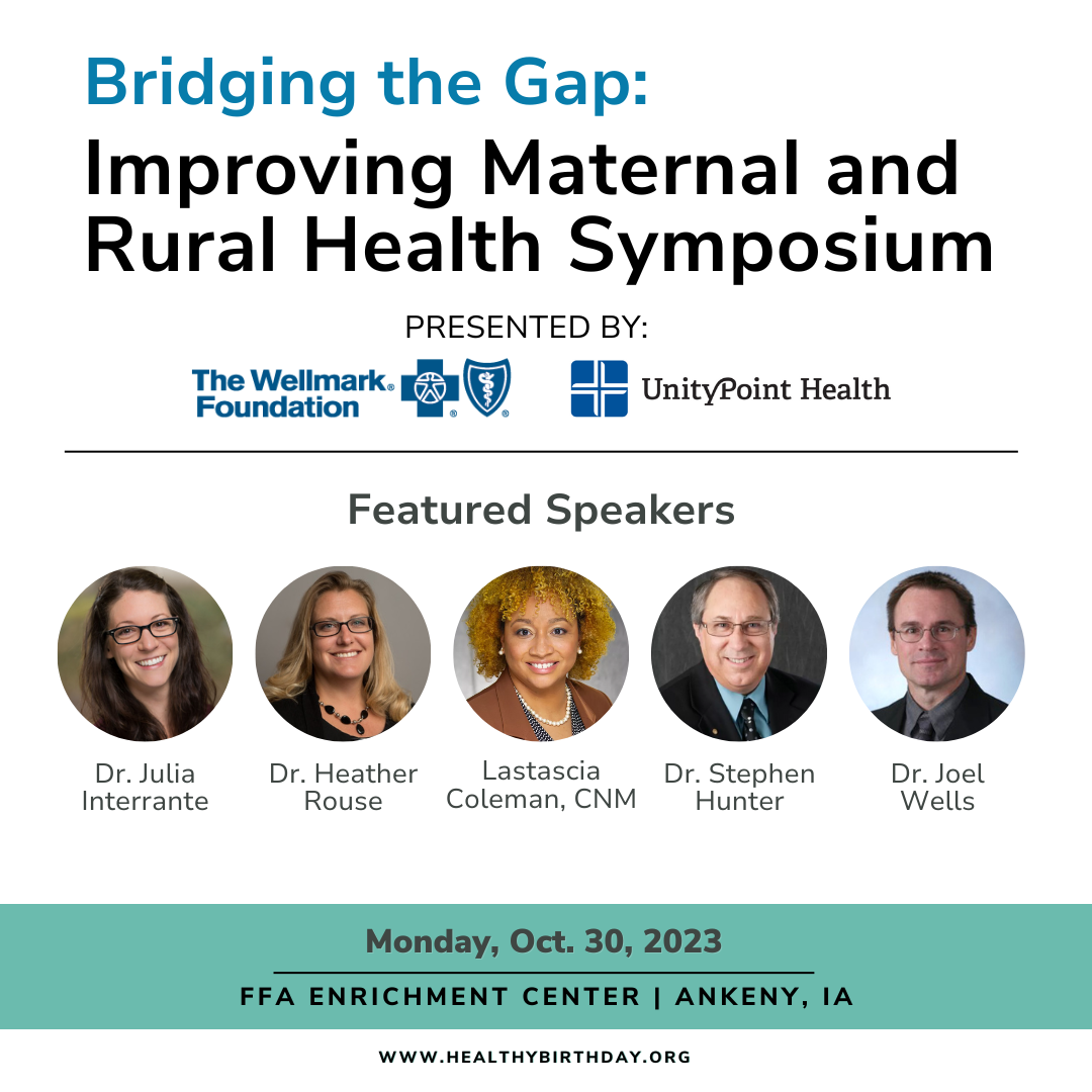Maternal Health Symposium Featured Speakers