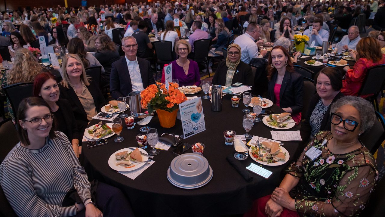 Members of the MercyOne team are pictured at the 2024 Changemakers Event.