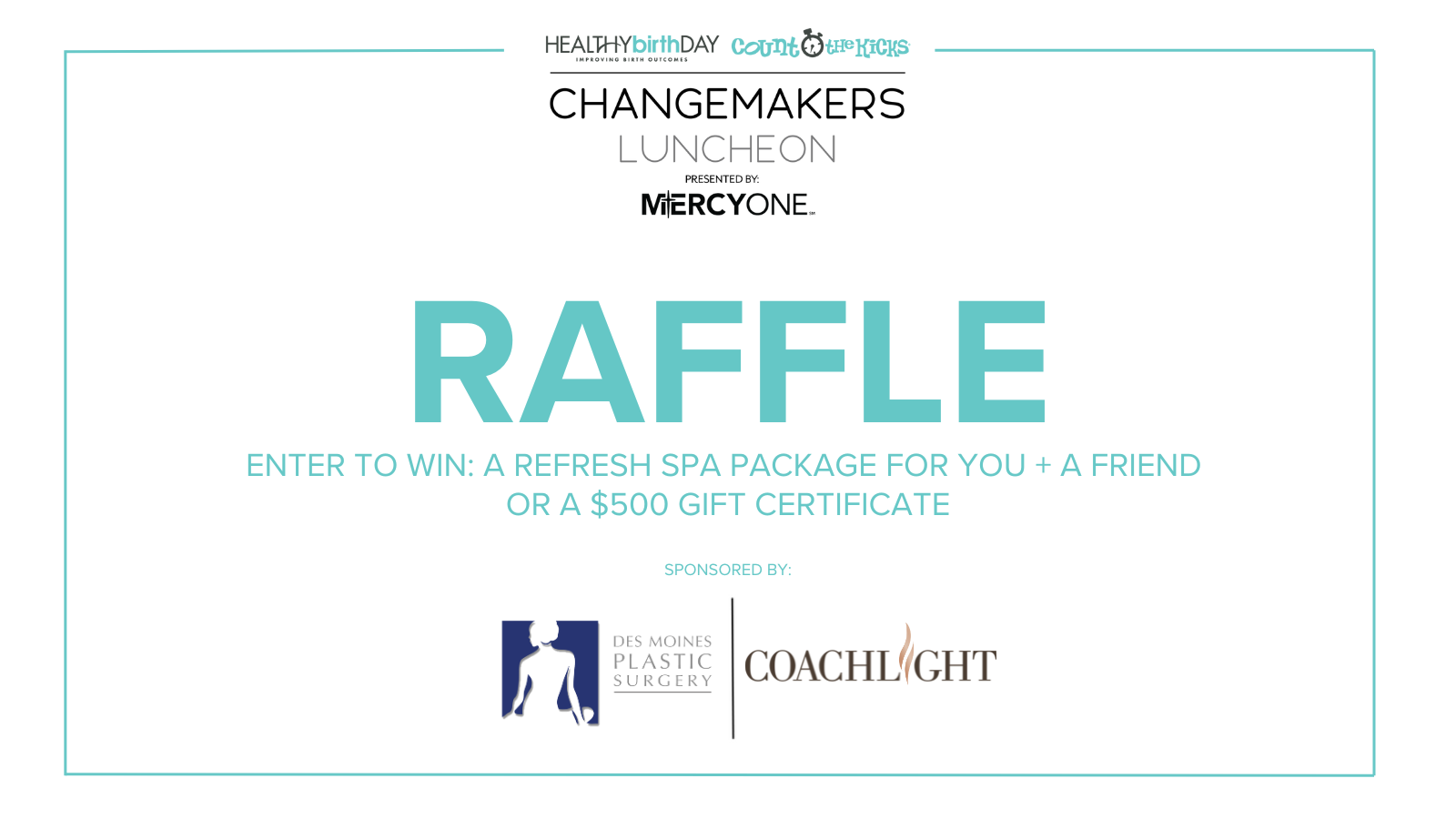 Changemakers Luncheon Raffle Tickets - Healthy Birth Day, Inc.